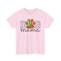 Dog Mama Unisex Heavy Cotton Tee | Dog Paw Print Tshirt