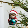 Cute Cat Christmas Ornaments | Whimsical Holiday Decor