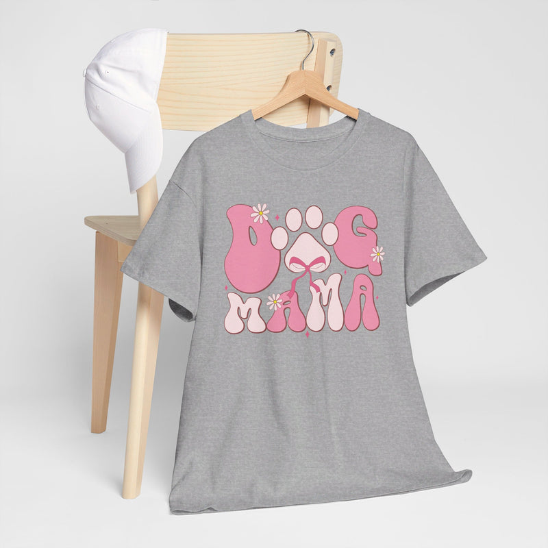 Dog Mama Retro Heavy Cotton Tee