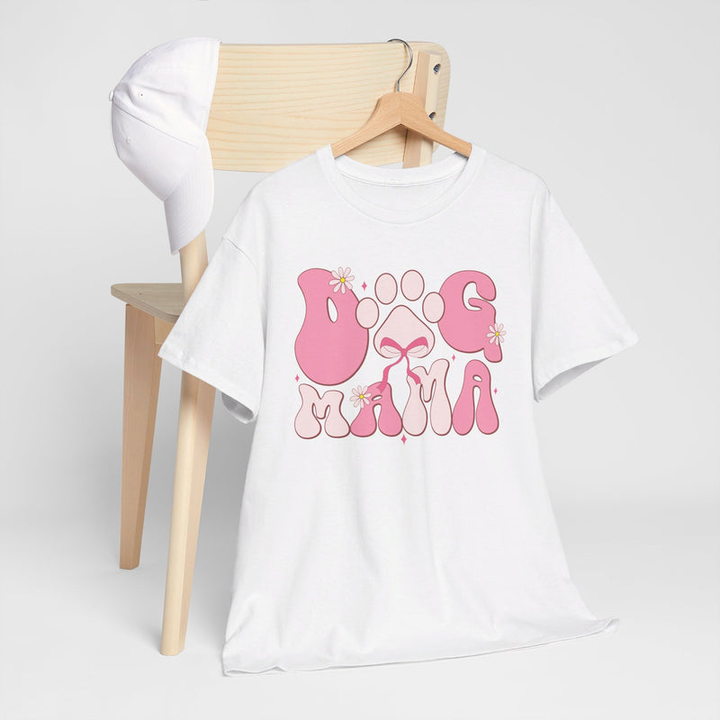 Dog Mama Retro Heavy Cotton Tee