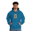 Custom Pet Portrait Unisex Heavy Blend™ Hooded Sweatshirt | Personalized Dog Portrait Hoodie