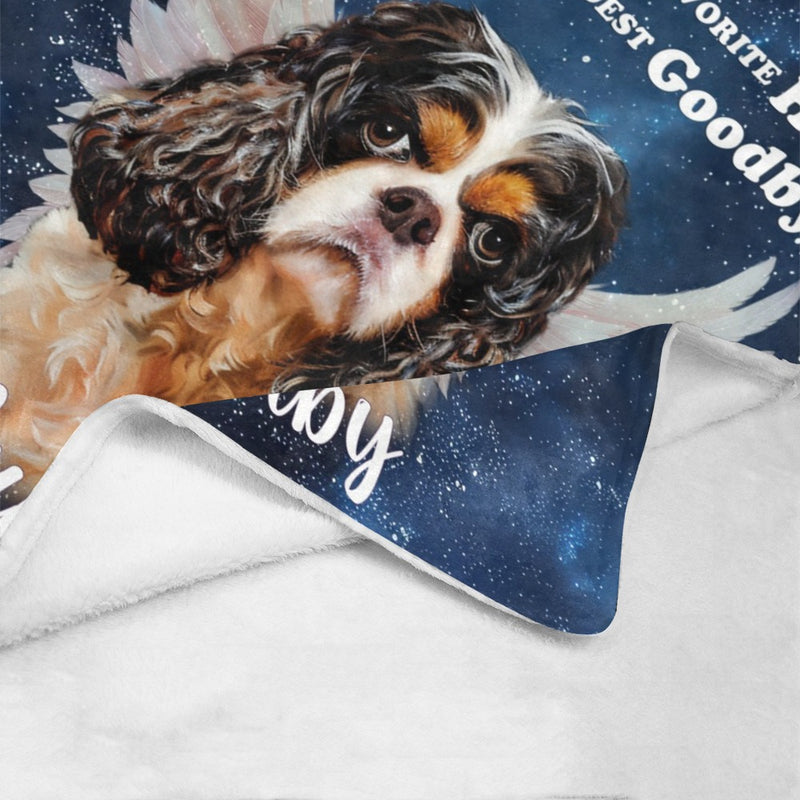 Custom Pet Memorial Personalized Blanket - Sympathy Gift For Pet Owners, Pet Lovers