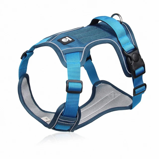 Adjustable No-Pull Dog Harness - Walking Chest Vest for Small, Medium, and Large Dogs