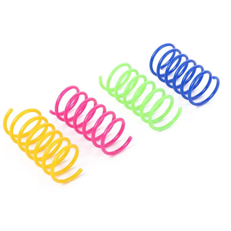 Colorful Springs Cat Pet Toy - Vibrant, Durable Entertainment for Cats