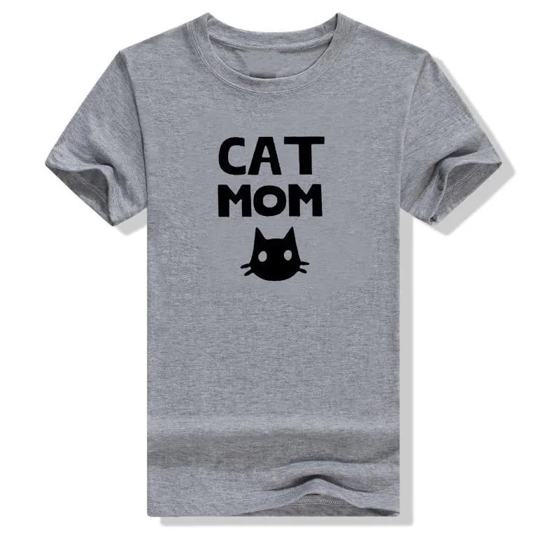 Cat Mom T-Shirt | Stylish & Comfortable Apparel for Proud Cat Lovers