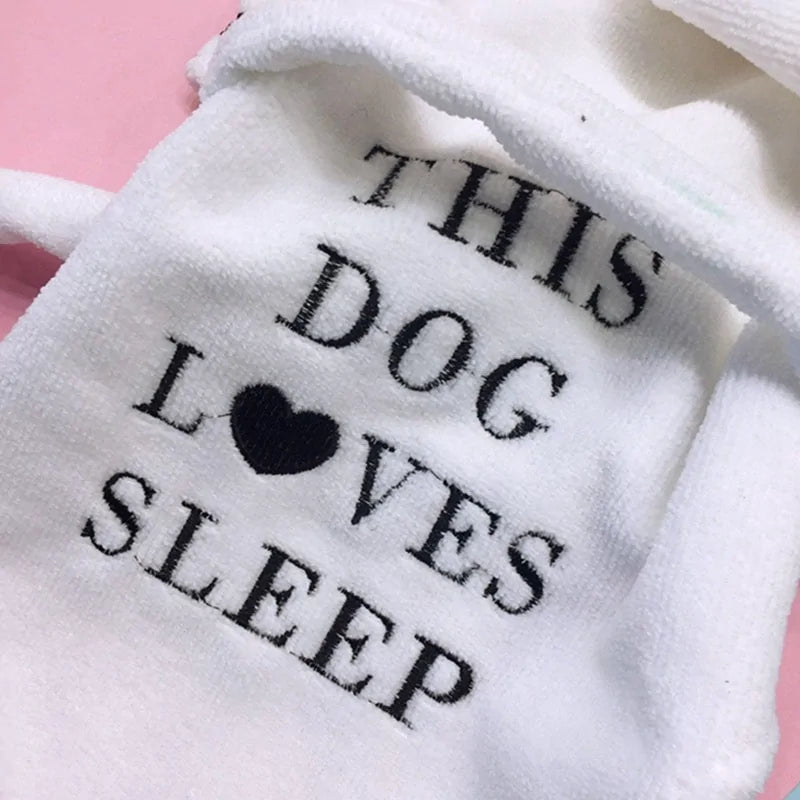 Pet Dog Bathrobe and Pajamas