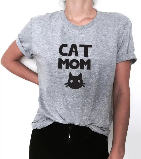 Cat Mom T-Shirt | Stylish & Comfortable Apparel for Proud Cat Lovers