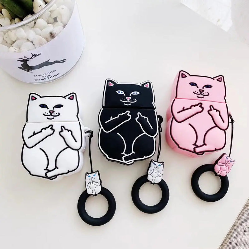 Cute Cartoon Cat Earpods Case | Ultimate Protection & Style