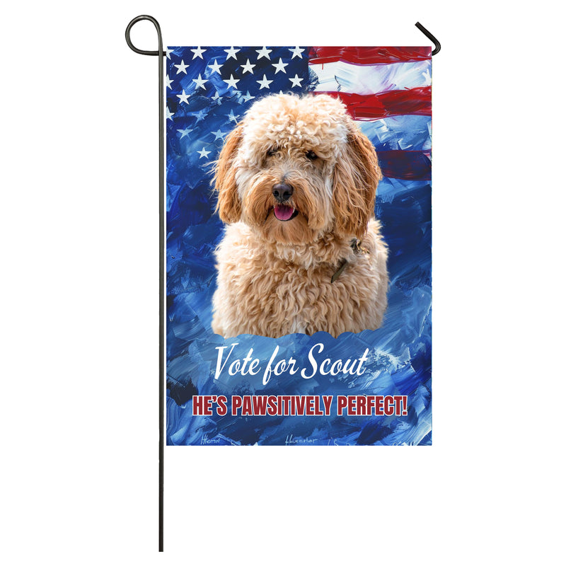 Pawsitively Perfect: Design Your Custom Pet Garden Flag for Election Time!