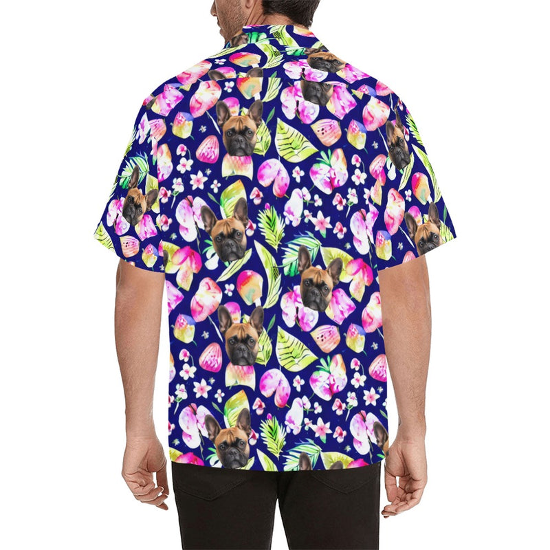 Personalized Unisex Hawaiian Shirt with Pet Faces & Summer Patterns - Custom Dog, Cat, & Pet Print