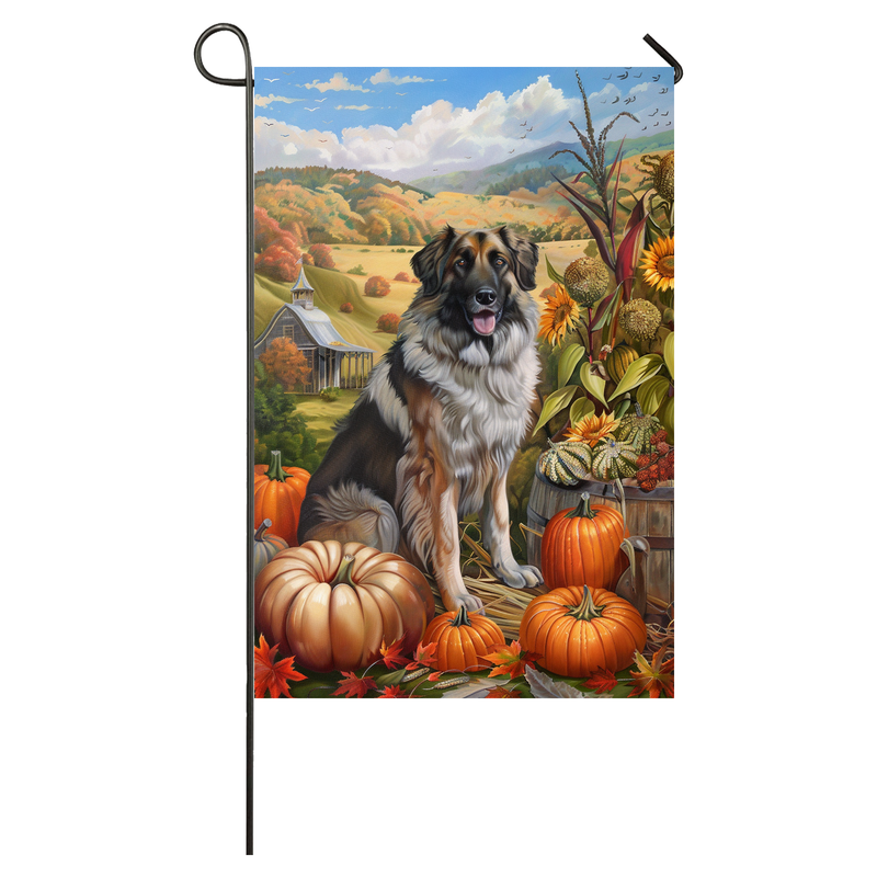 Anatolian Shepherd Dog Thanksgiving Garden Flag – Autumn Harvest Decor