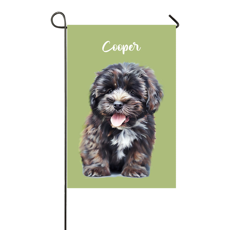 Custom Pet Garden Flag, Personalized Dog Portrait Garden flag, Dog Photo Garden Flag, Pet Photo Garden Flag