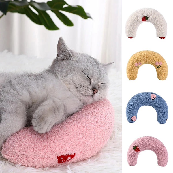 Soft & Cozy Pet Pillow – Calming, Washable Bed for Cats and Small Dogs