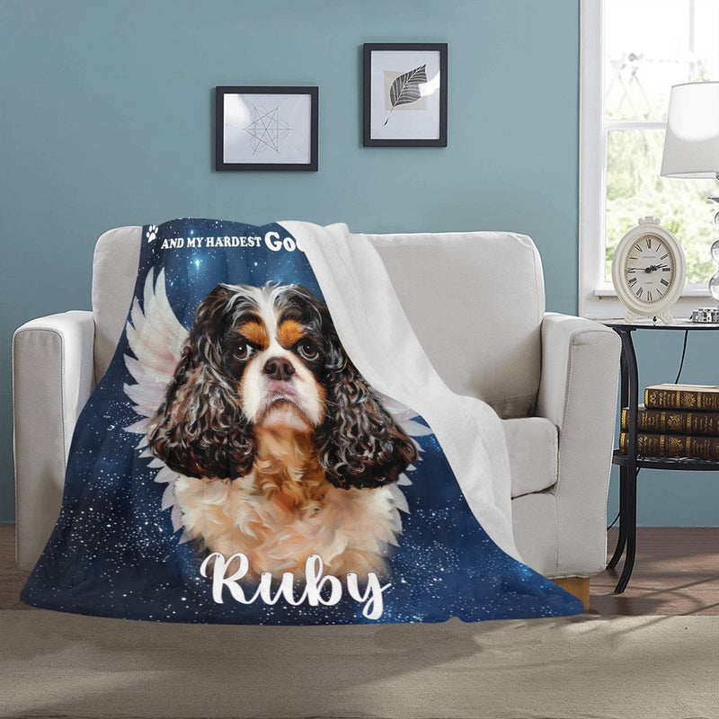 Custom Pet Memorial Personalized Blanket - Sympathy Gift For Pet Owners, Pet Lovers