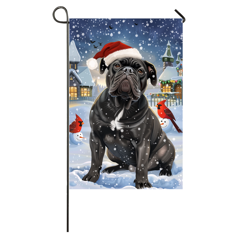 Cane Corso Dog Lovers Let It Snow Christmas Garden Flag