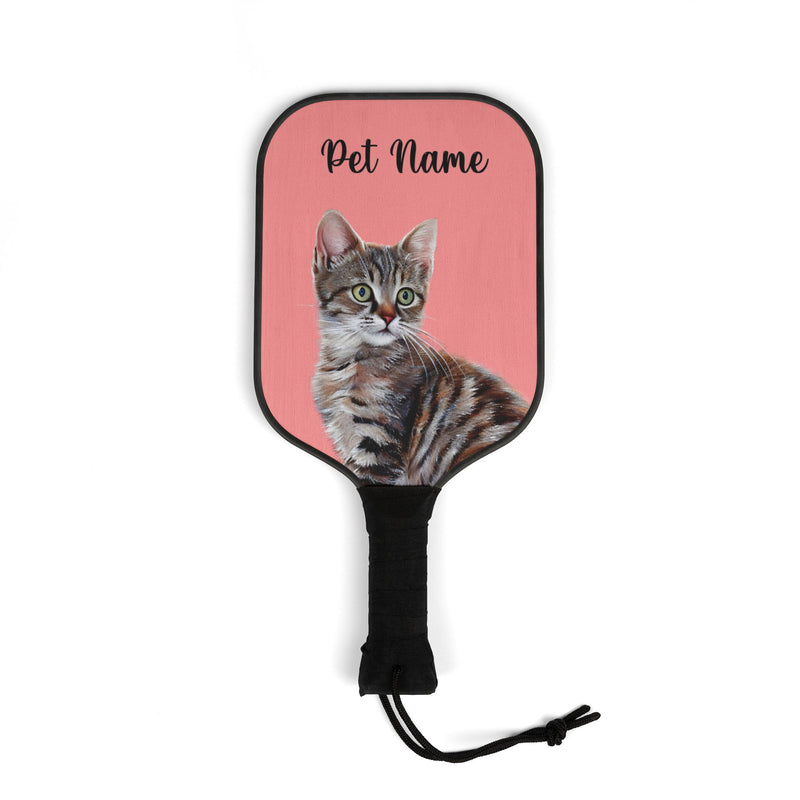 Custom Pet Portrait Pickleball Kit | Personalized Pickleball Paddles with Dog Photo