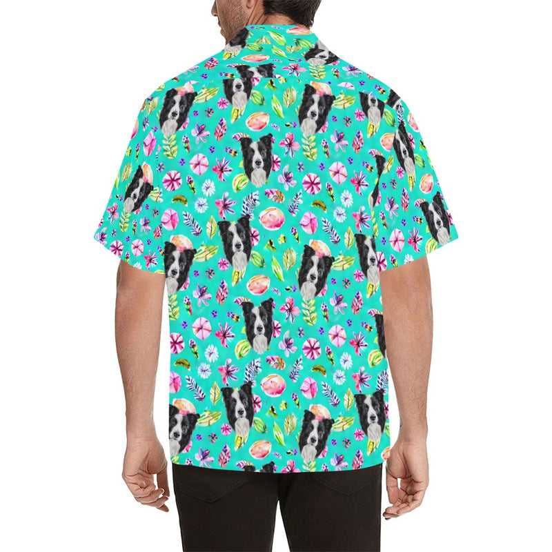 Personalized Unisex Hawaiian Shirt with Pet Faces & Summer Patterns - Custom Dog, Cat, & Pet Print