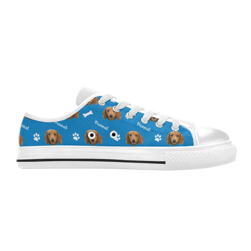 Custom Pet Photo Women Shoes, Personalized Shoes, Custom Printed Shoes, Custom Photo Canvas Shoes