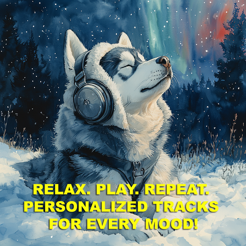 Custom Dog MP3 Tracks – Relaxing, Calming, or Energizing Music Tailored for Your Pet