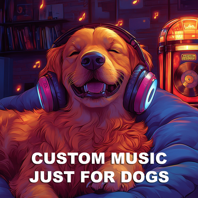 Custom Dog MP3 Tracks – Relaxing, Calming, or Energizing Music Tailored for Your Pet