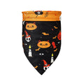 Halloween Pumpkin Bat Dog Scarf Bib