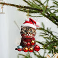 Cute Cat Christmas Ornaments | Whimsical Holiday Decor