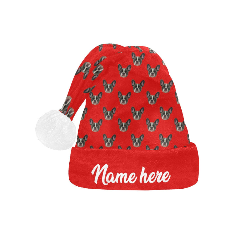 Pet Faces Santa Hat, Custom Santa Hat, Personalized Santa Hat, Christmas Gift, Elf hat - Christmas hat - Holiday spirit, Dog Photos Santa Hat