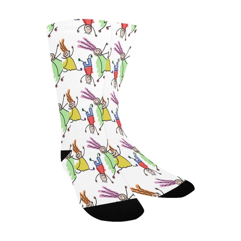 Custom Kids Drawing Socks Personalized Kids Painting Socks Kids Painting on socks