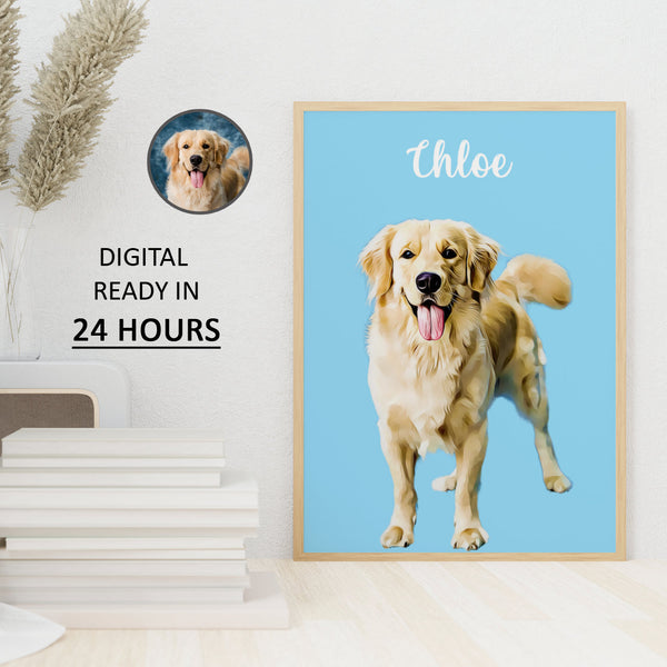 Custom Pet Portraits: Personalized Digital Art for Dog & Cat Lovers