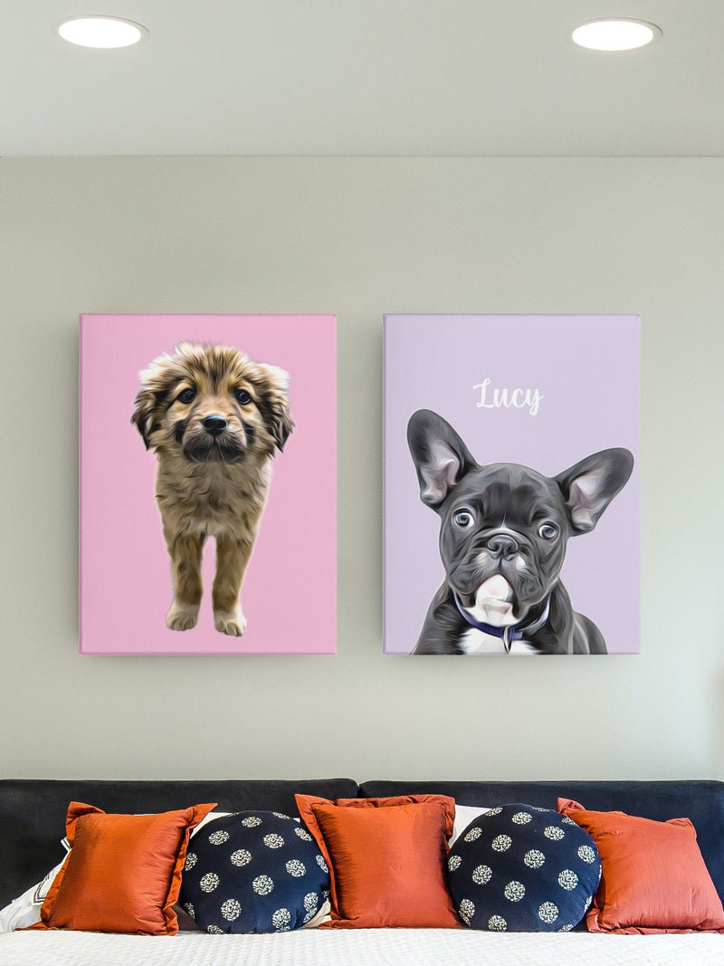 Custom Pet Portraits: Personalized Digital Art for Dog & Cat Lovers