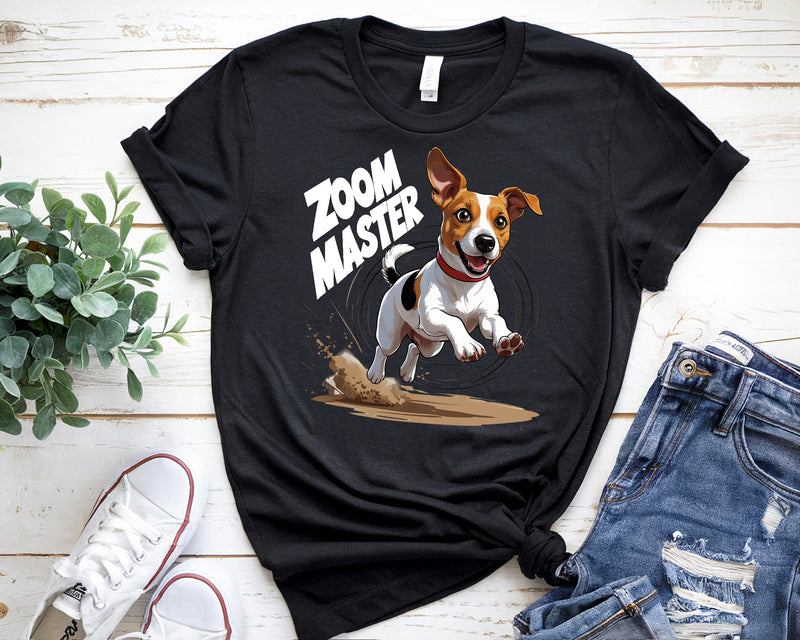 Zoom Master Jack Russell Terrier T-Shirt – Funny Energetic Dog Tee