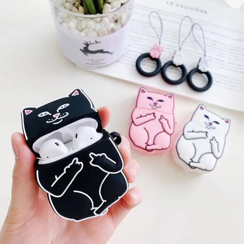 Cute Cartoon Cat Earpods Case | Ultimate Protection & Style