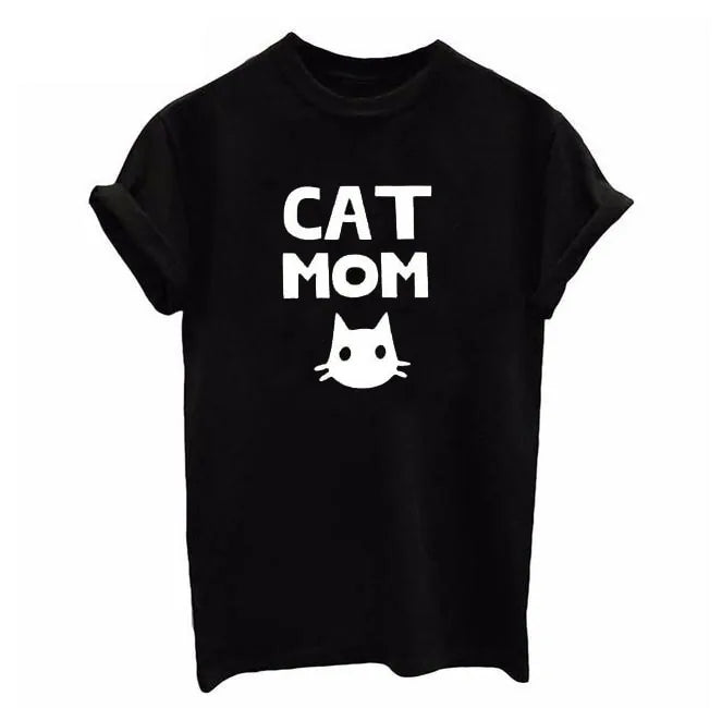 Cat Mom T-Shirt | Stylish & Comfortable Apparel for Proud Cat Lovers