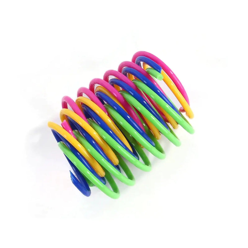 Colorful Springs Cat Pet Toy - Vibrant, Durable Entertainment for Cats