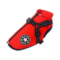 Waterproof Pet Harness with Quilted Padding and Reflective Strip - Ideal for Winter Walks and Hikes