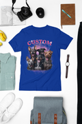 Custom Pet Photo Tees: Unique Streetwear for Dog Cat Lovers Unisex Heavy Cotton Tee T-shirt