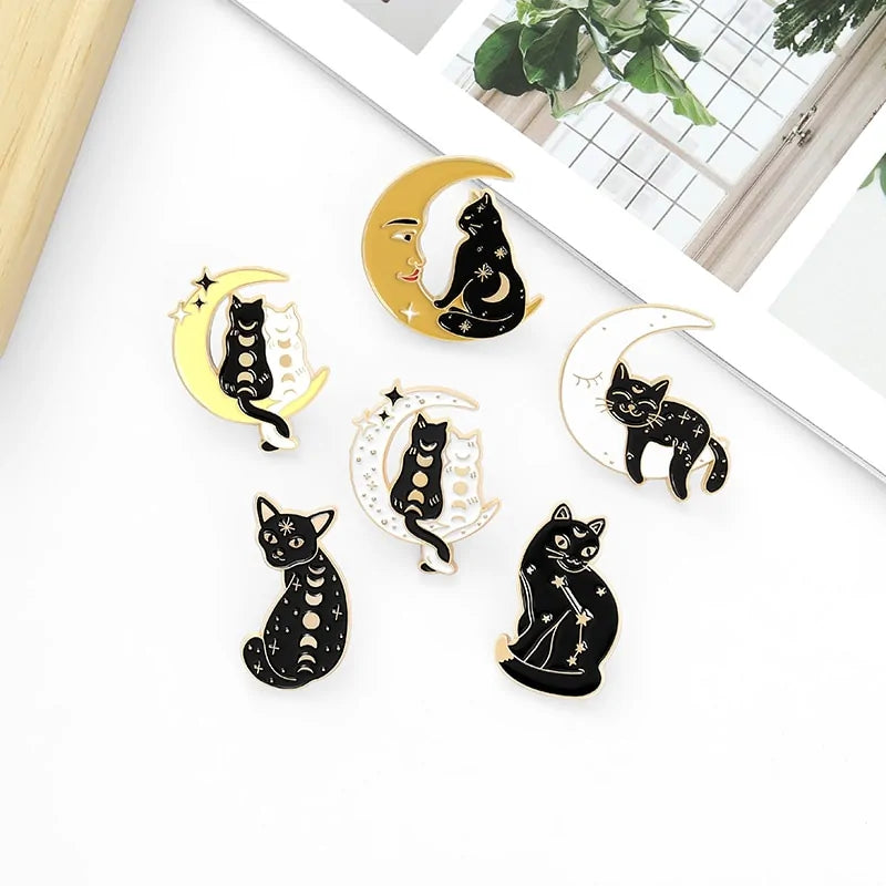 Adorable Cat Pin Brooches | Charming and Stylish Accessories for Cat Lovers