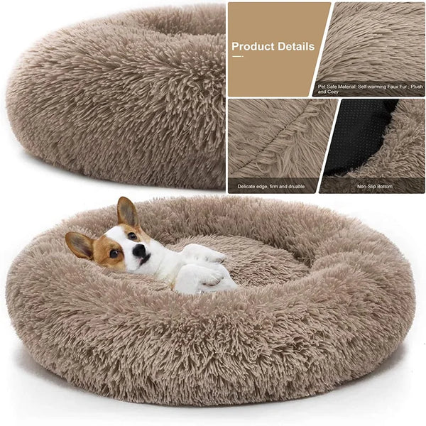 Donut Pet Dog Bed | Cozy & Supportive Pet Bed