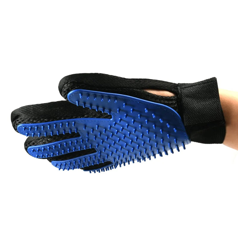 Pet Grooming Gloves - Gentle Massage and Hair Removal Tool for Cats, Dogs, Horses | Adjustable Fit, Skin-Friendly Materials