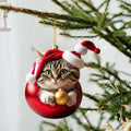 Cute Cat Christmas Ornaments | Whimsical Holiday Decor